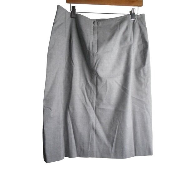Pendleton Sz 16 grey lined wool blend Skirt Made in USA - Picture 3 of 3